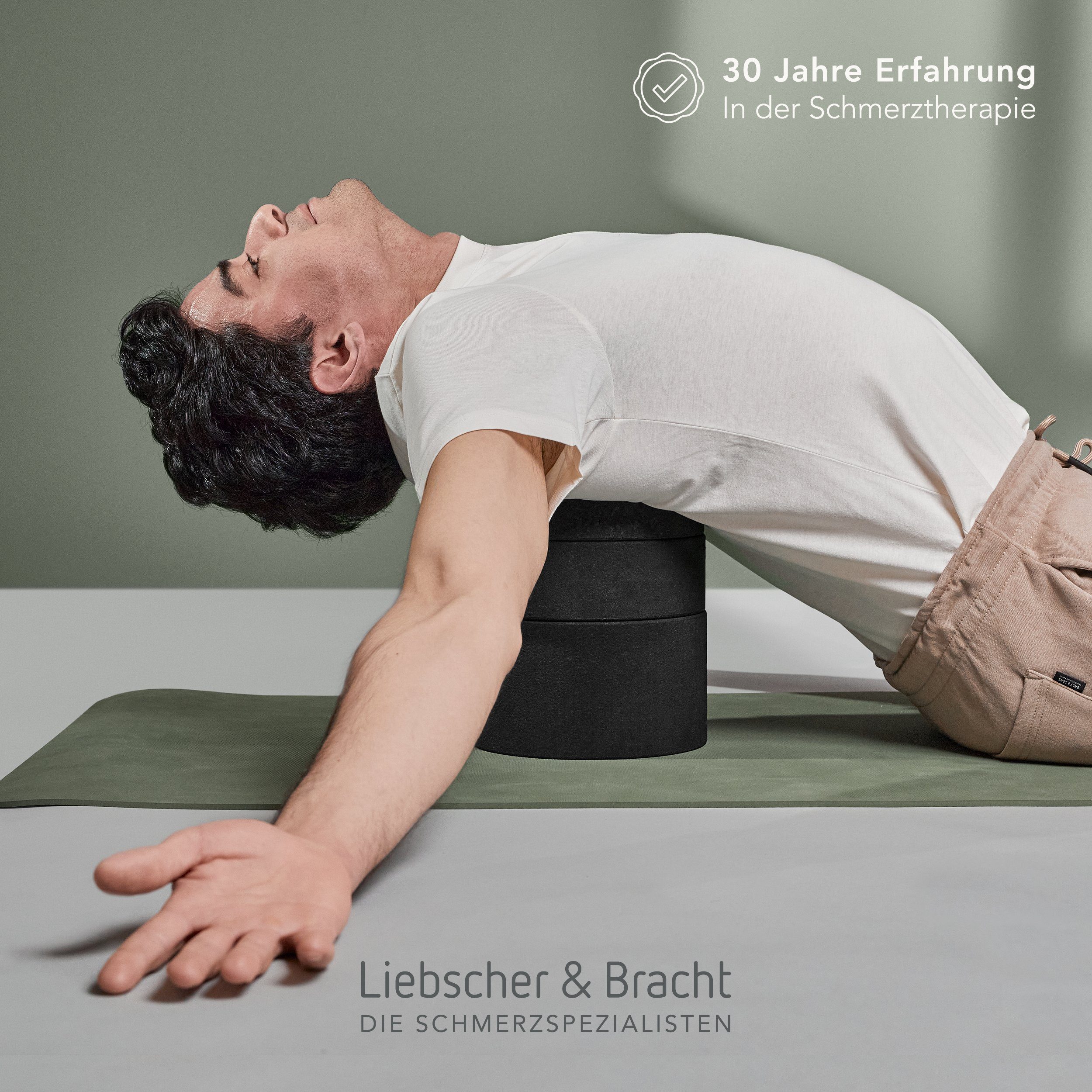 Liebscher & Bracht Rückentrainer Liebscher & Bracht Original Rückenretter, (2 Aufsätze, 3 Sockel), 5-tlg., Rückenstrecker, Brust- & Rückendehner, Rückentrainer Made in Germany), Rückenstrecker