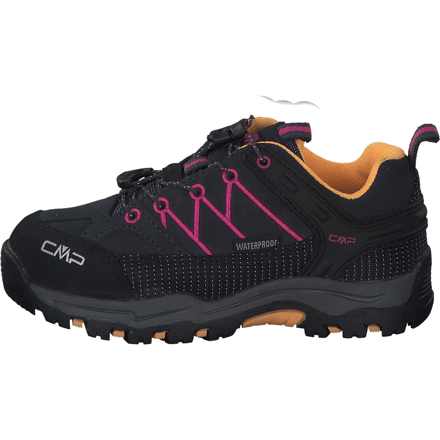 CMP Rigel Low 3Q13244 W, Trekkingschuhe, Kinder, antracite/bouganville