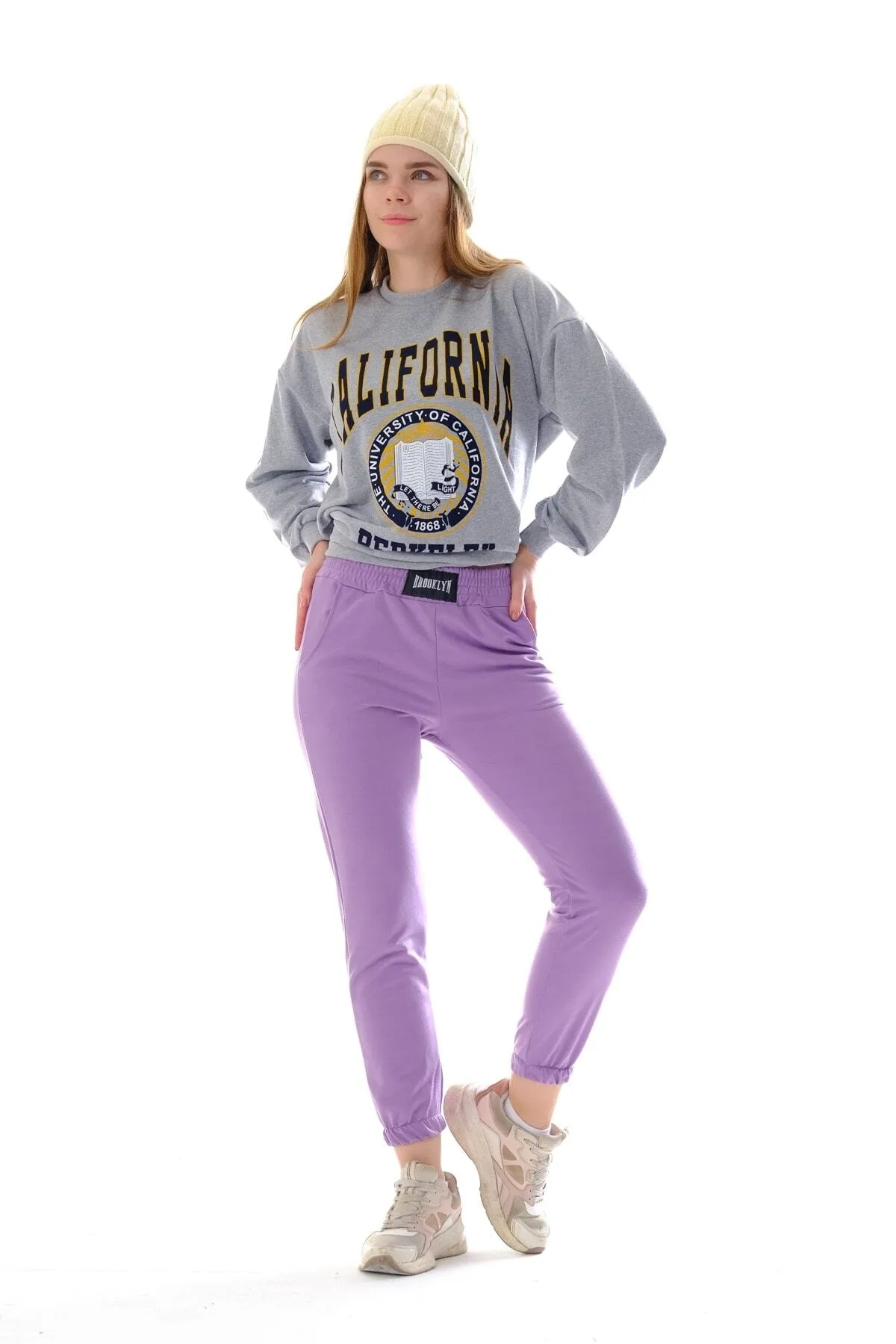 MOONBULL  Jogginghose - Lila - Slim