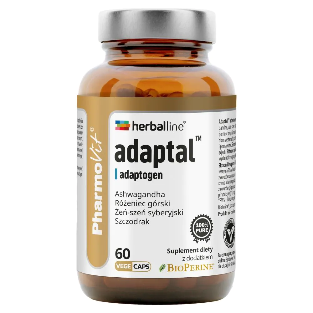 Cápsulas de adaptógenos PharmaVit Adaptal