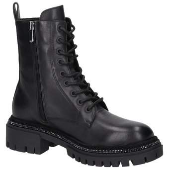 Inuovo Schnür Boots in schwarz