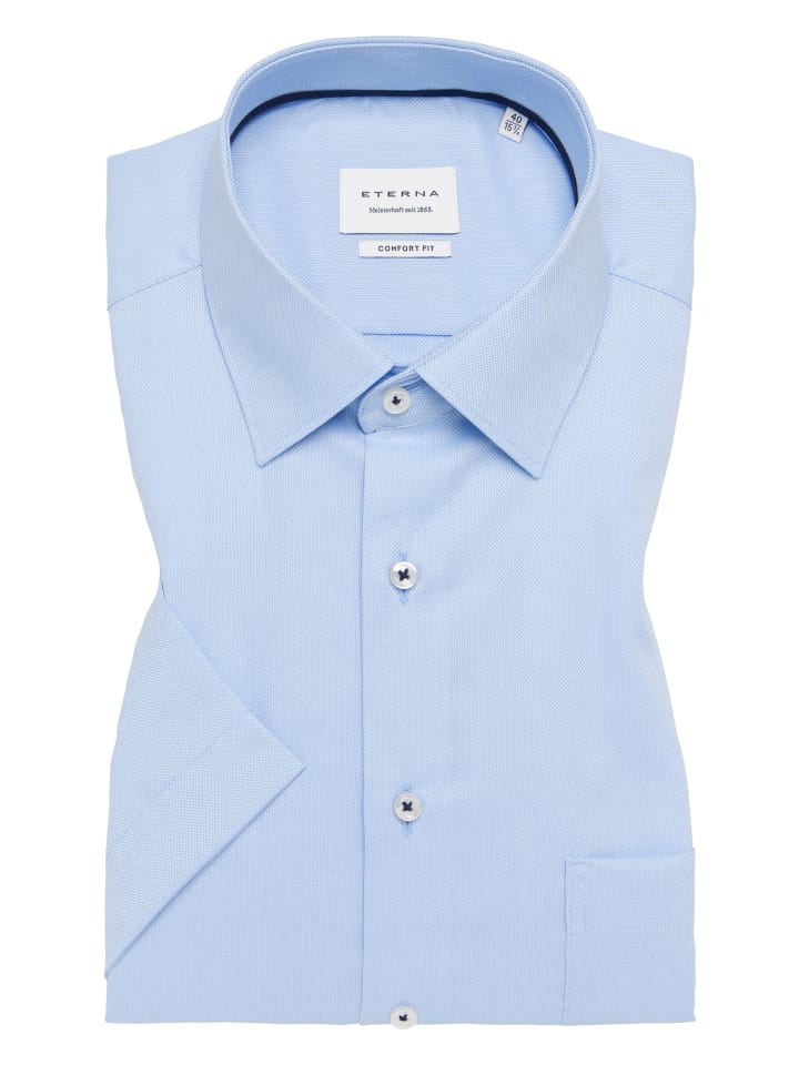 Eterna Hemd COMFORT FIT in hellblau günstig kaufen 40