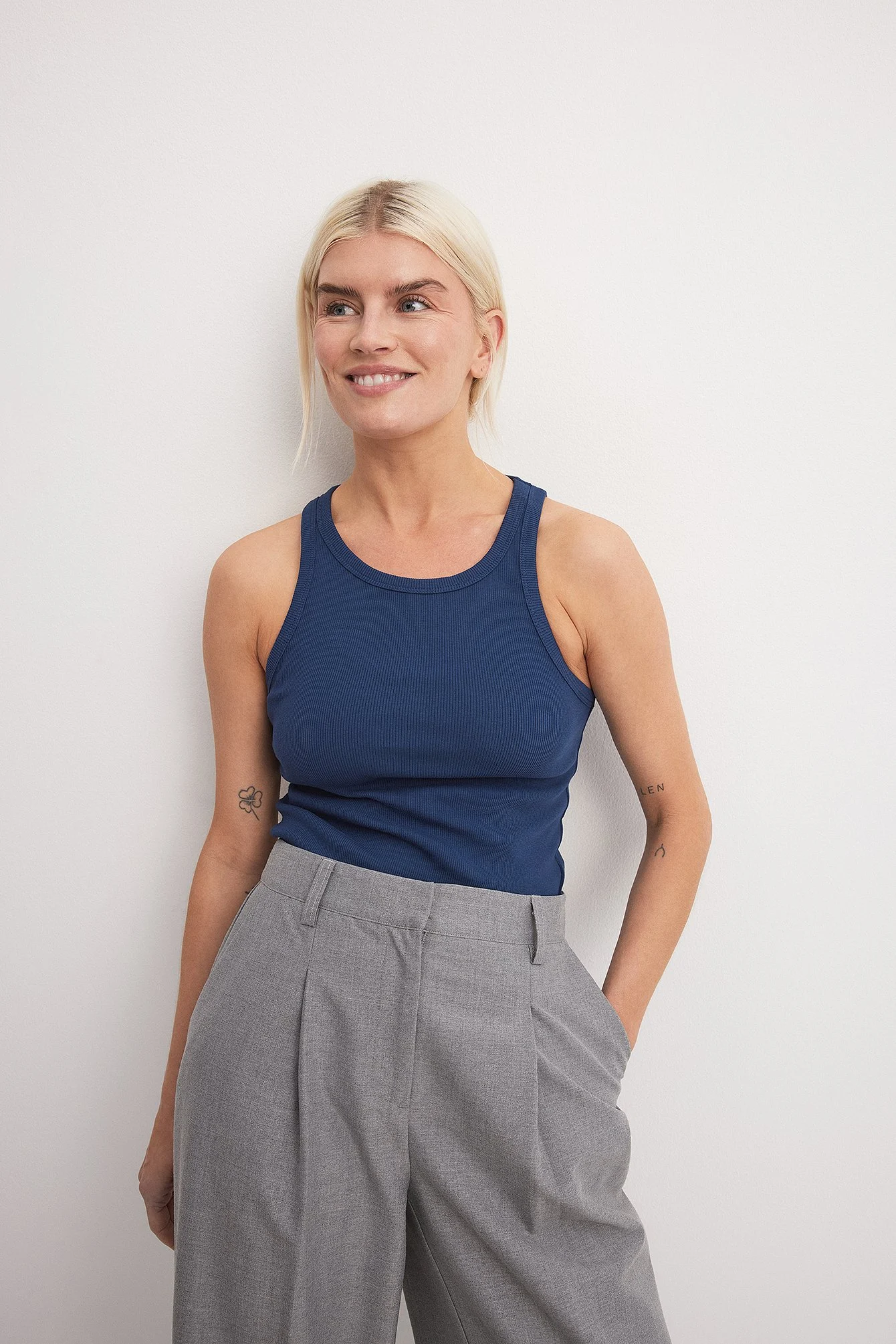 Geripptes Tank-Top