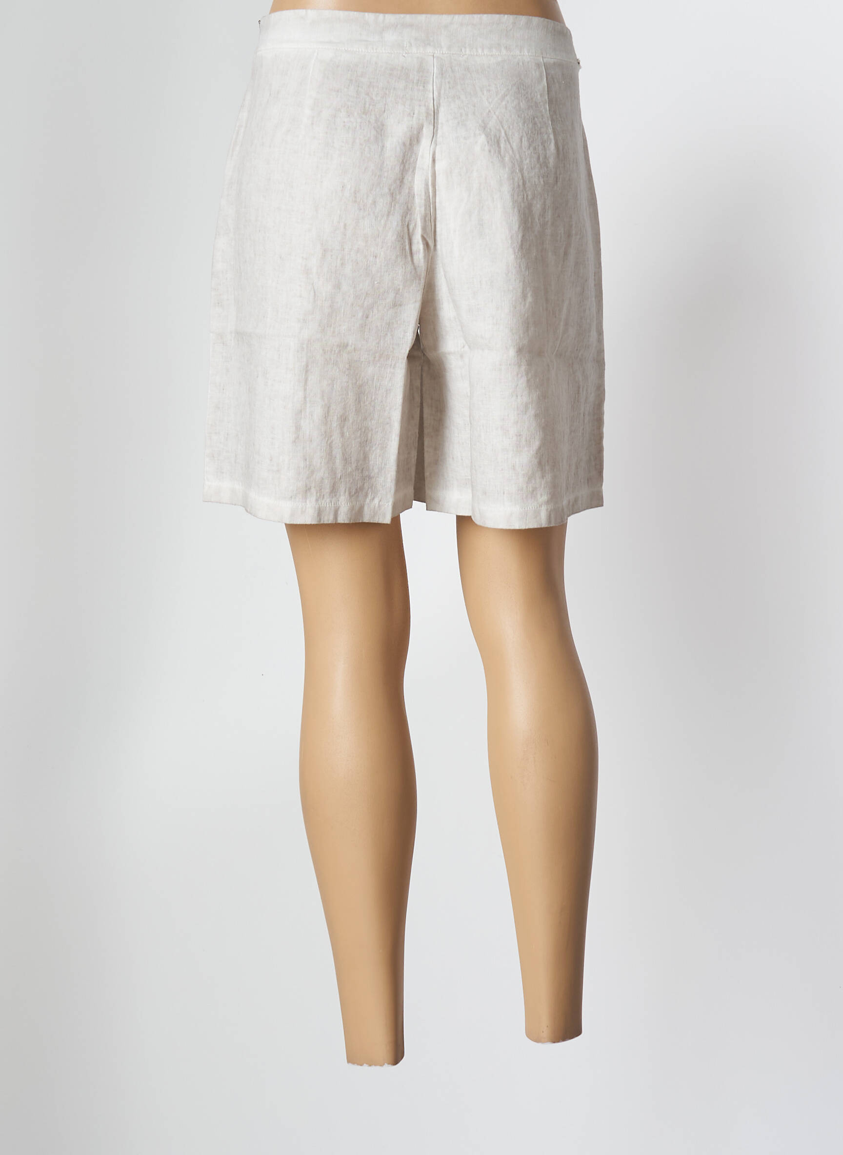 Maloka Bermudas Femme couleur beige