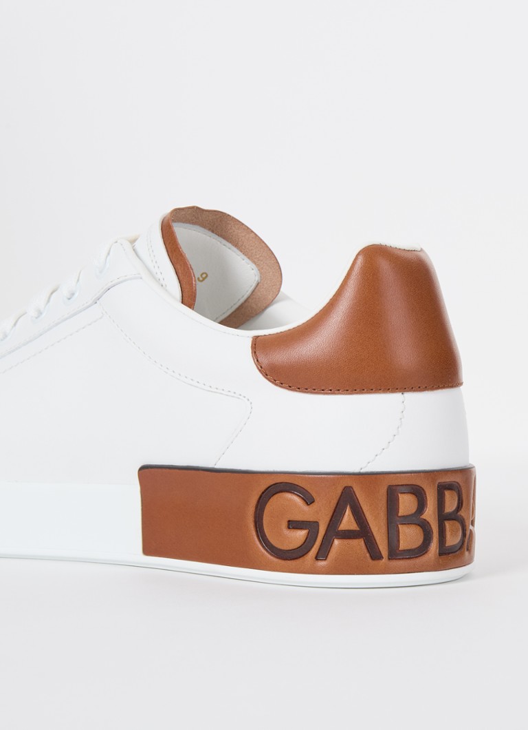 Sneakers Dolce & Gabbana Portofino in pelle di vitello con logo