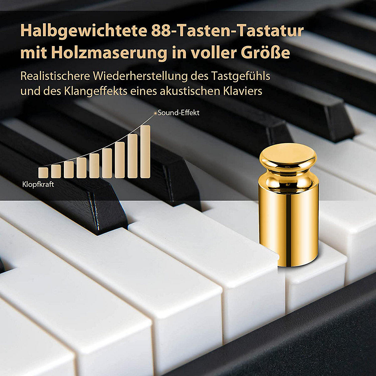 Keyboard 88 Tastatur Elektroklavier tragbar