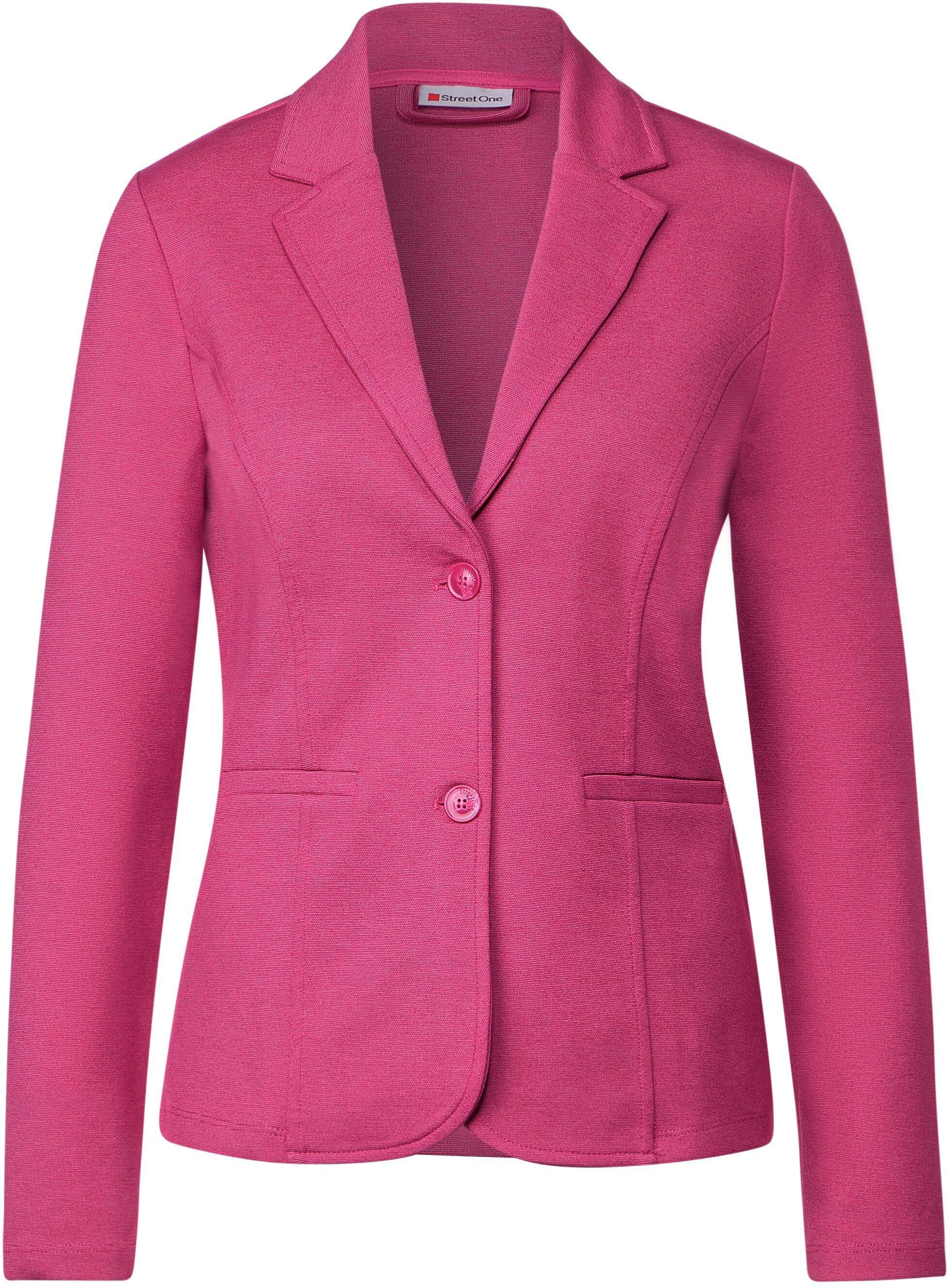 STREET ONE Jerseyblazer mit Knopfverschluss