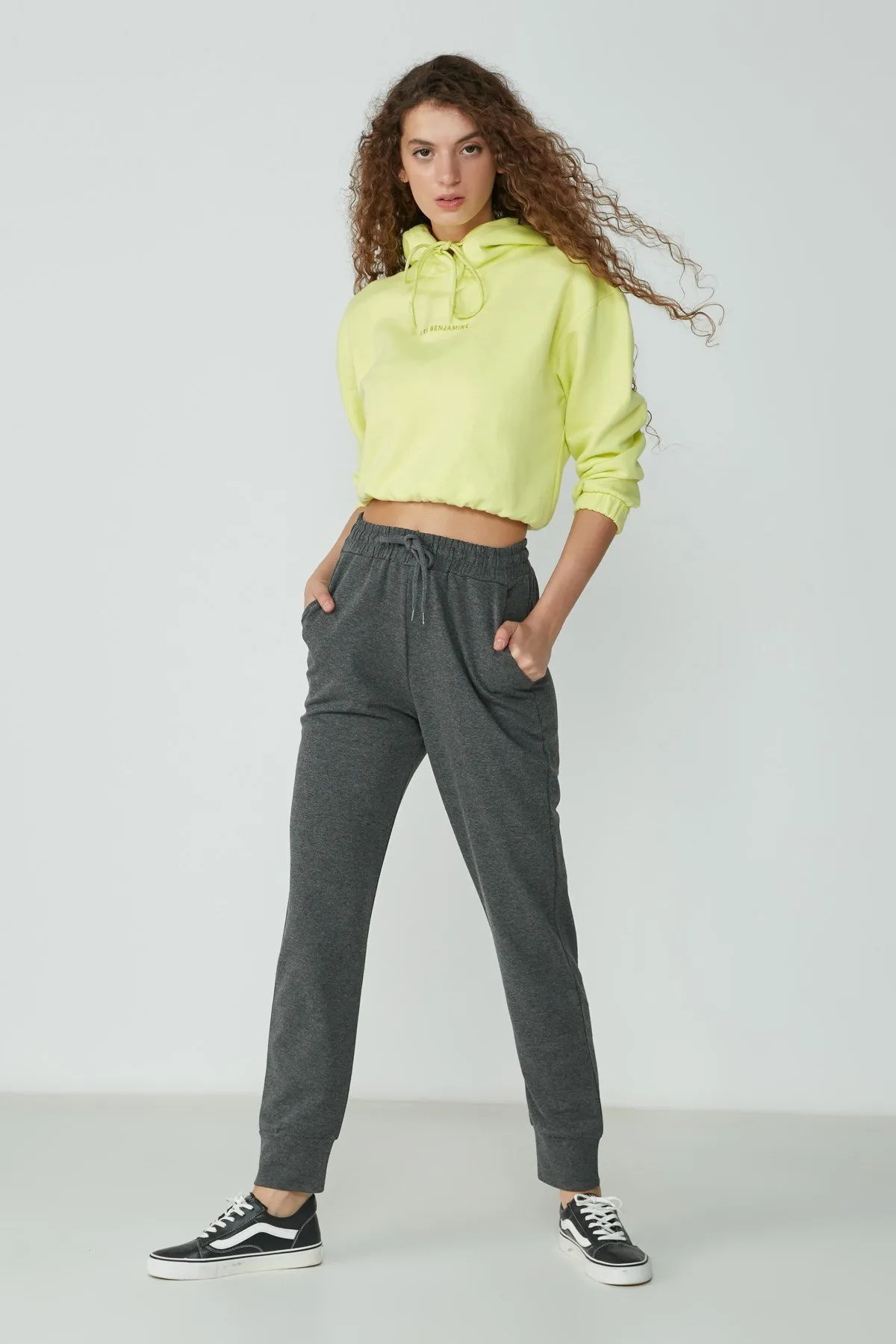 C&City  Jogger Cuff Sport-Jogginghose 735 Anthrazit
