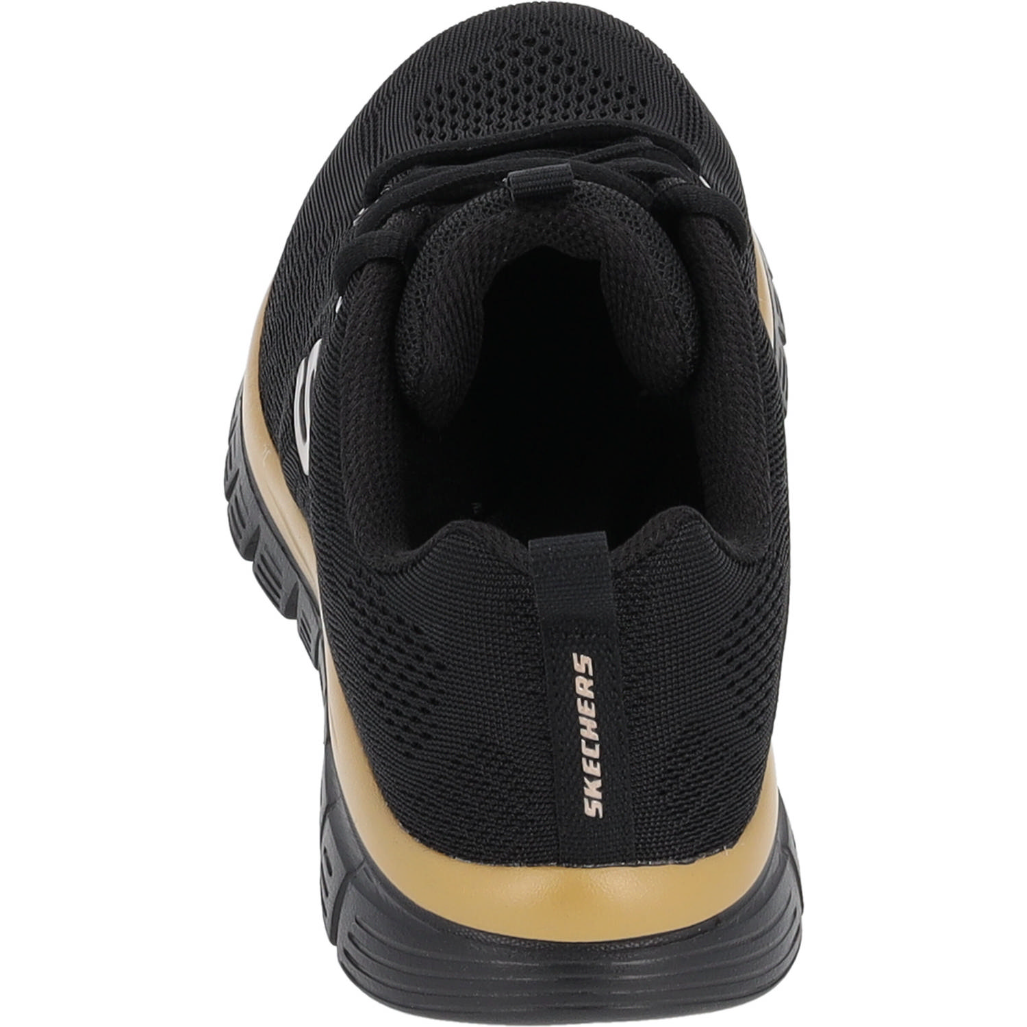 Skechers 12615, Sneakers Low, Damen, Schwarz (Black Rose Gold)