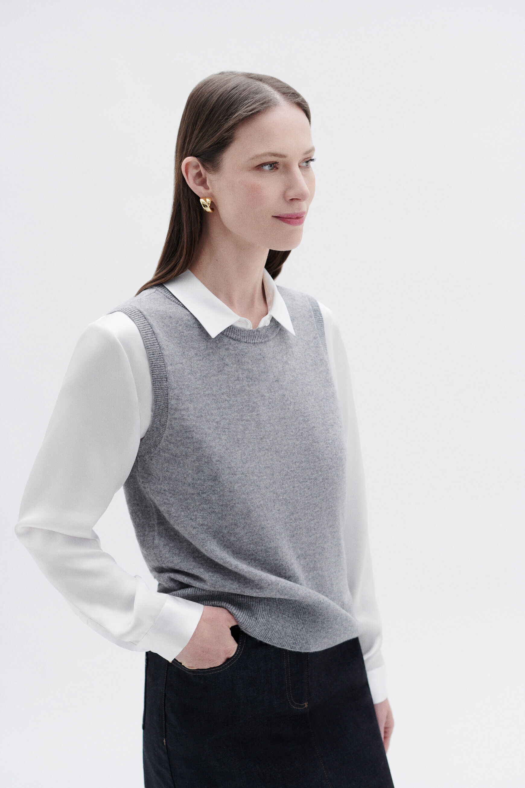 pull ilona gris clair femme