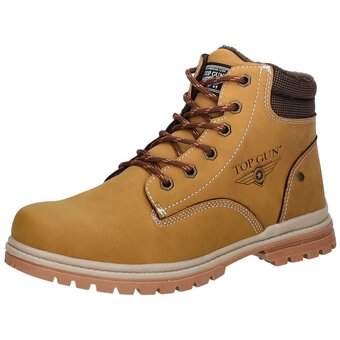 Top Gun Schnür Boots in gelb