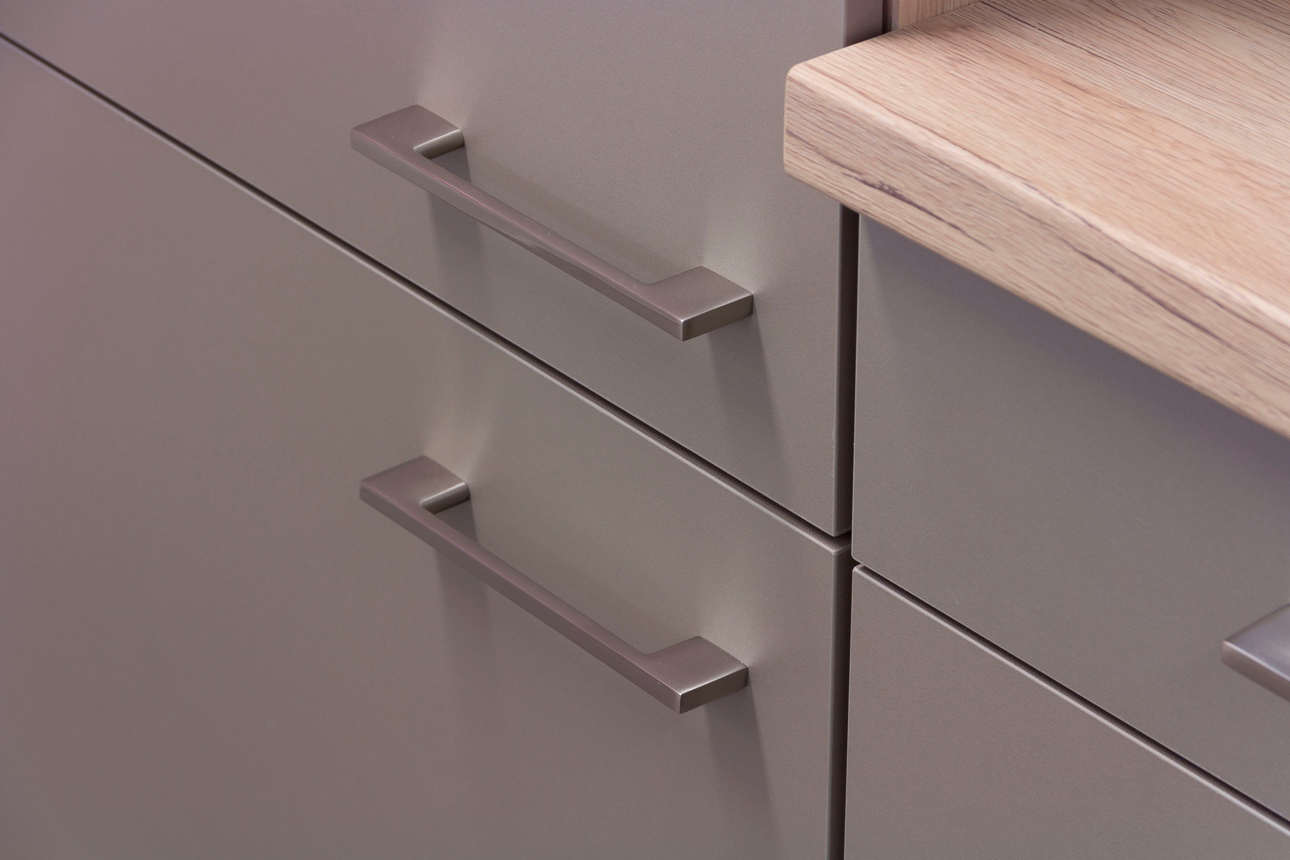 Flex-Well Küche Riva, mit E-Geräten, Stellmaß 280x170 cm, in vielen Farbvarianten erhältlich