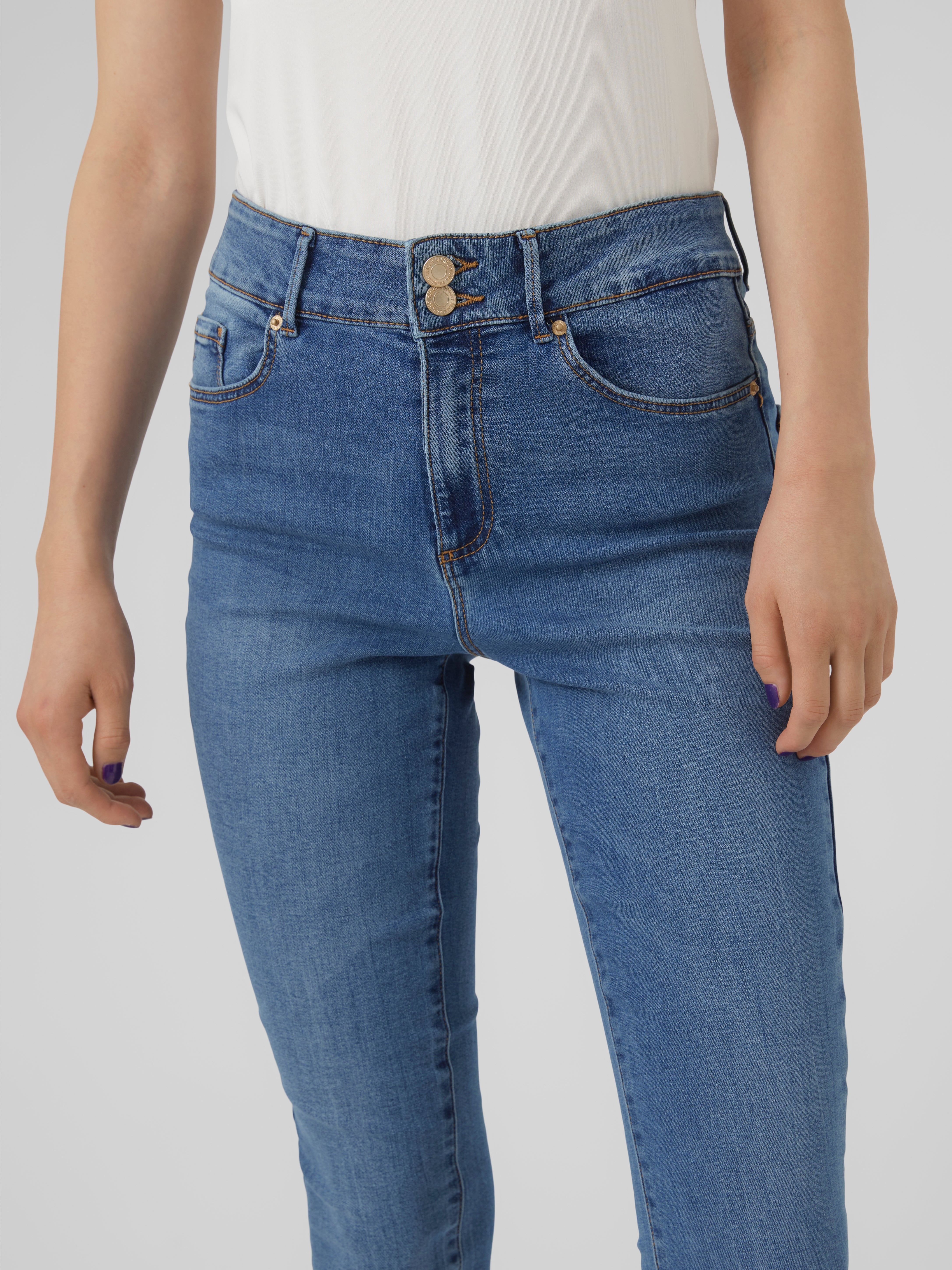 VMSOPHIA Hohe Taille Skinny Fit Jeans