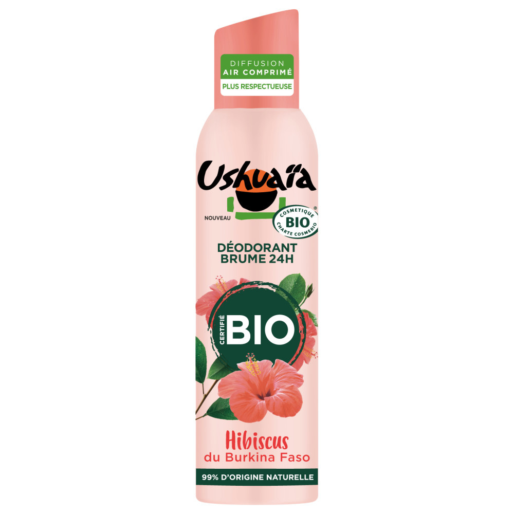 ushuaïa Ushuaia Bio Déodorant Brume Bio Hibiscus 24h