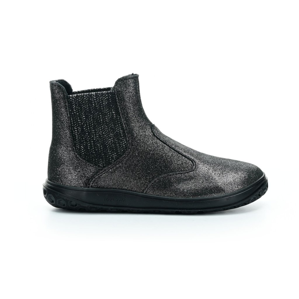 Jonap Igy schwarze Devon Winter Chelsea Barfußschuhe