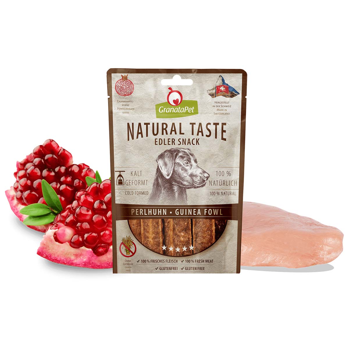 GranataPet Natural Taste Edler Snack Perlhuhn kaufen bei ZooRoyal