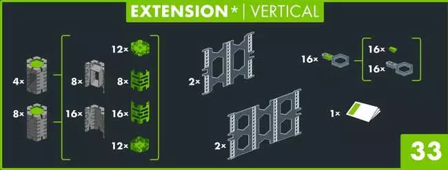 GraviTrax PRO Extension Vertical - Kugelbahn-Erweiterung für Kinder ab 8 Jahren