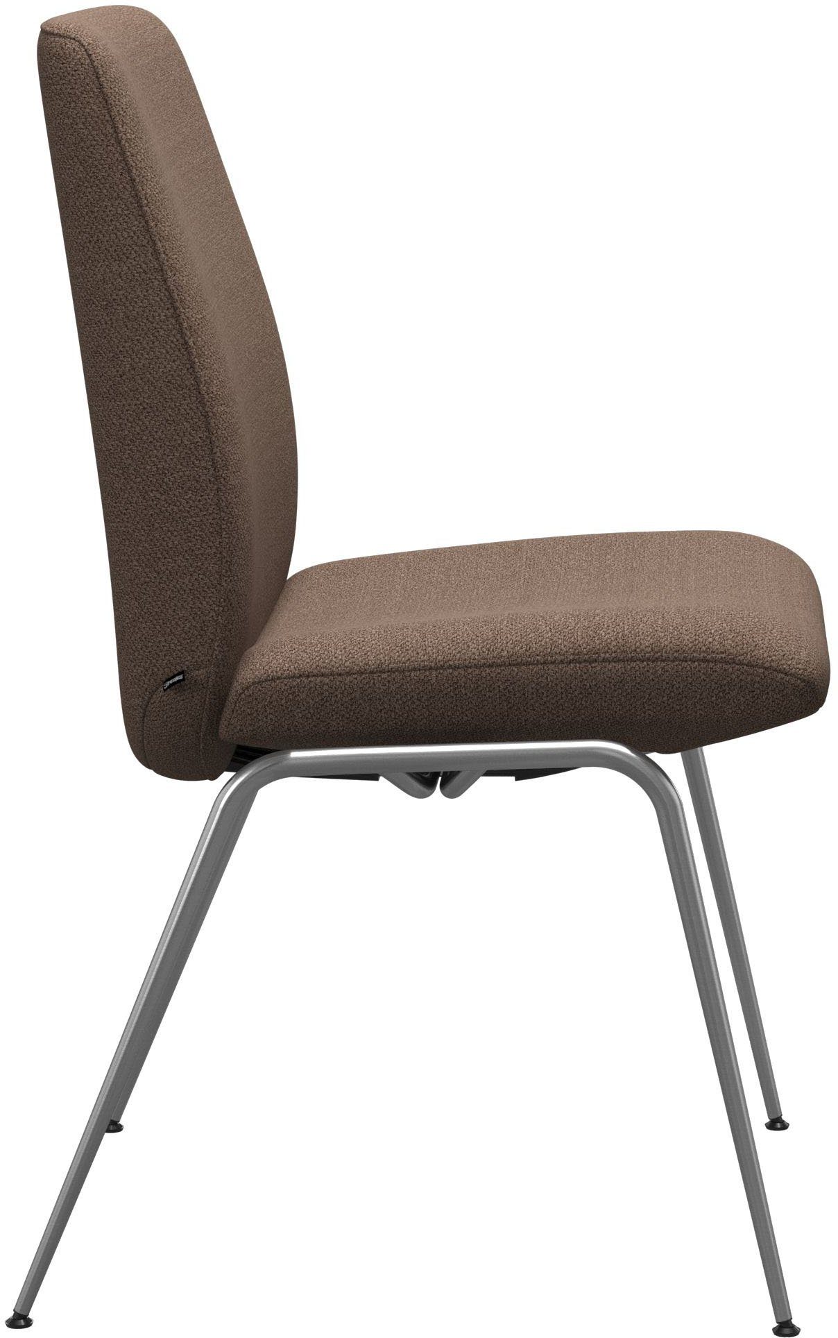 Stressless® Polsterstuhl Laurel, Low Back, Größe L, mit Beinen aus Stahl in Chrom matt