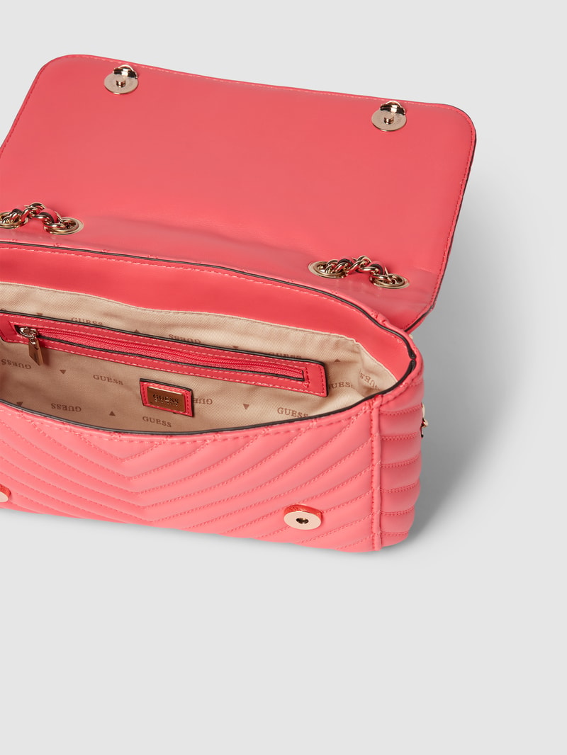 Handtasche in Leder-Optik in koralle