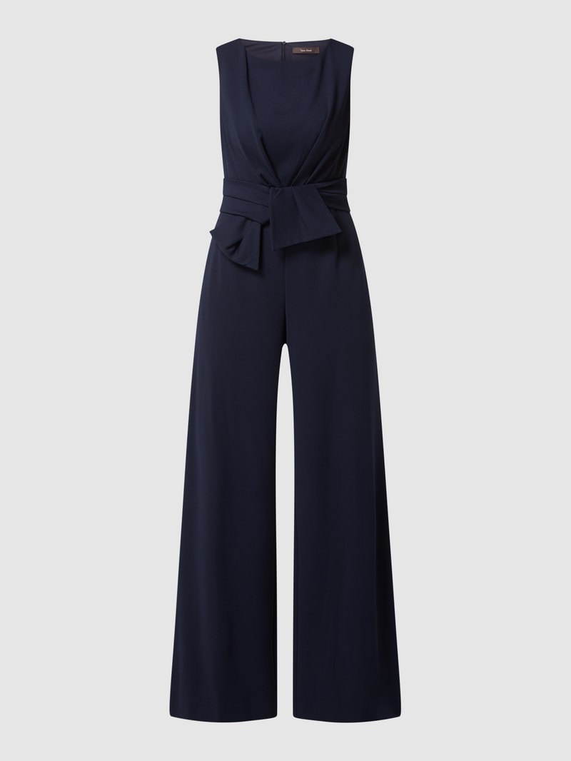 Jumpsuit mit Stretch-Anteil in dunkelblau