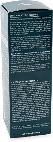 SBT Liefecream Cell Restoring Night Regeneration Firming Cream Nachtcreme