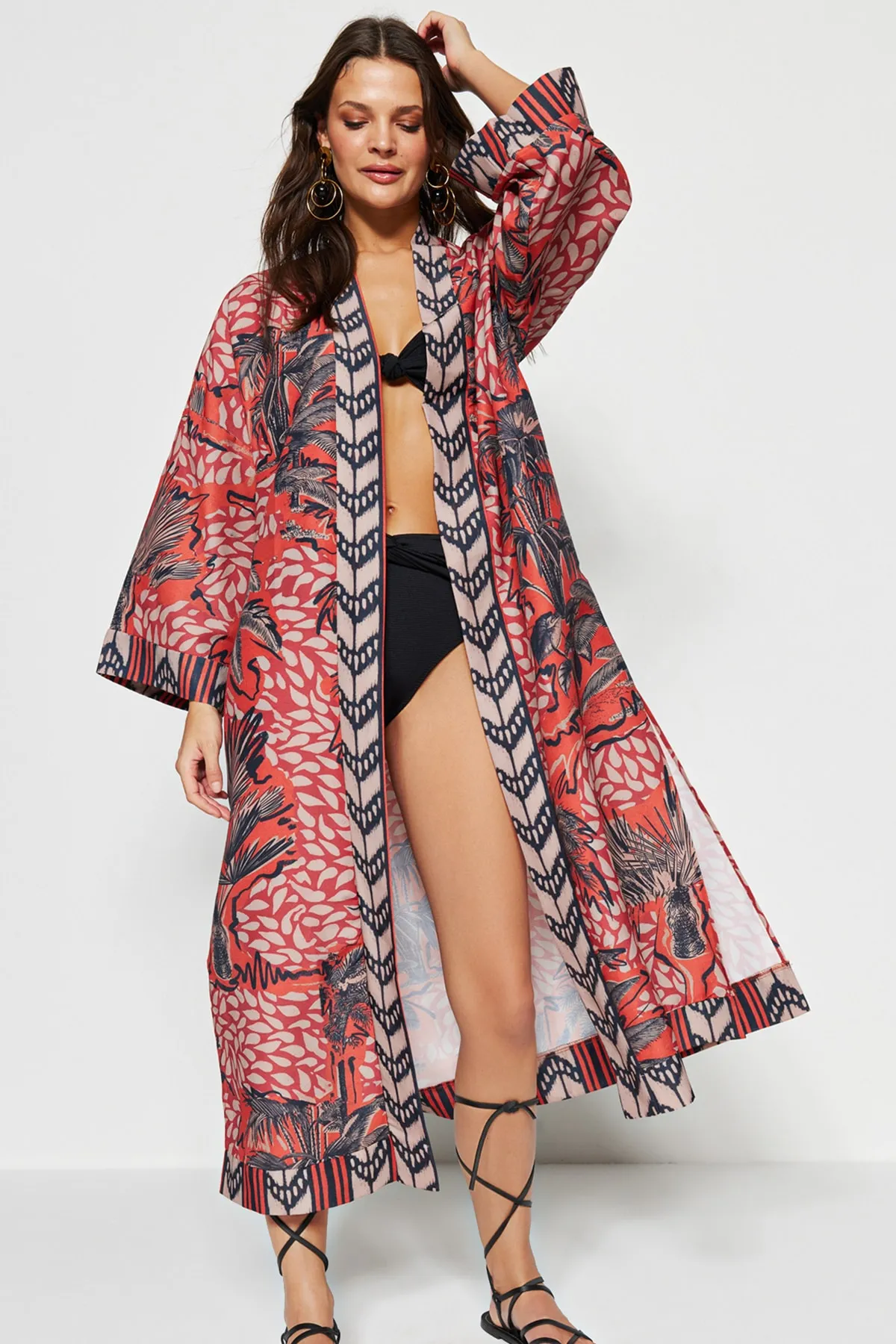 Trendyol Collection  Kimono & Kaftan - Braun - Regular Fit