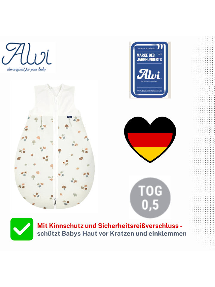 Alvi Mäxchen Sommer Schlafsack light Exclusiv in Forest Goods günstig kaufen