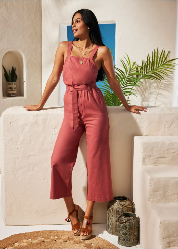 Leinen-Overall