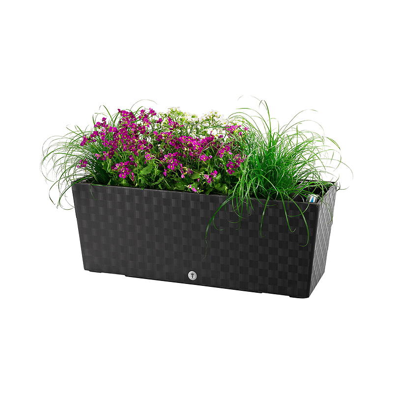 Selvvanningspotte 19x19x49,5 cm antrasitt