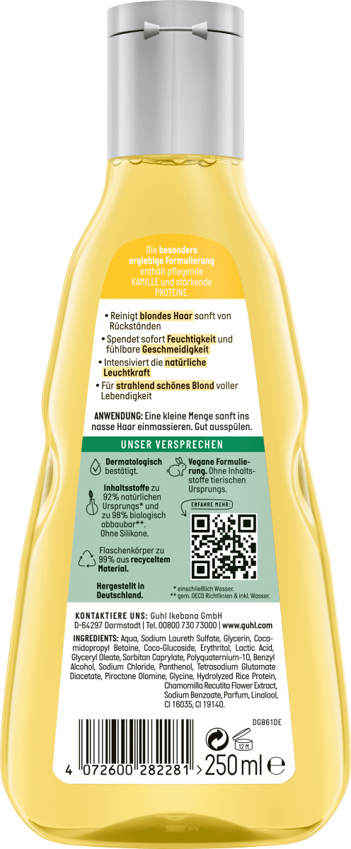 Shampoo Farbglanz Blond Faszination, 250 ml