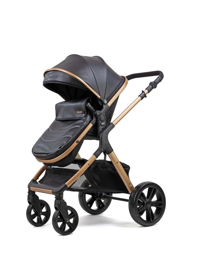 PIXINI Arizona Kinderwagen Set 3in1 gold/schwarz günstig kaufen onesize