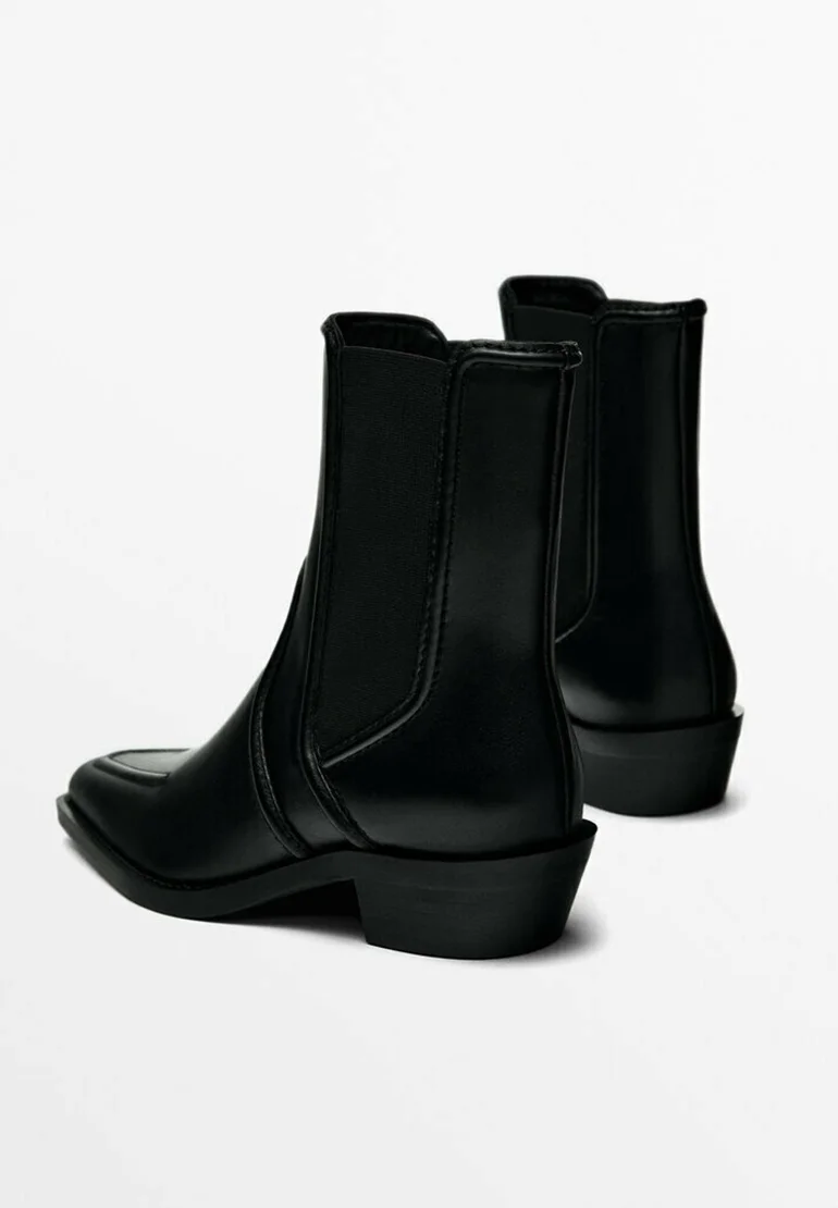 Massimo Dutti MOC TOE - Botas Tejanas / Biker