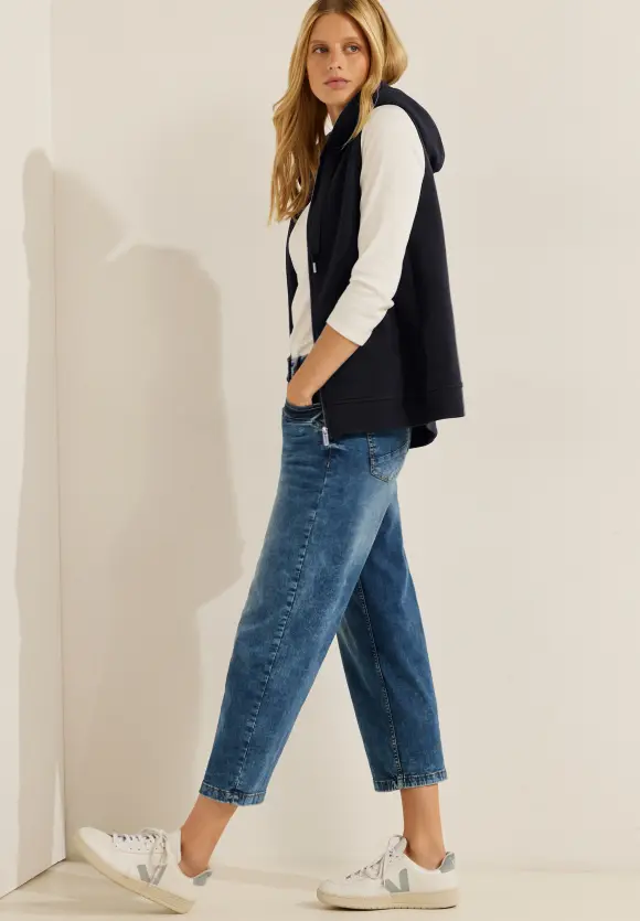 CECIL Hoodie Pullunder mit Zipper