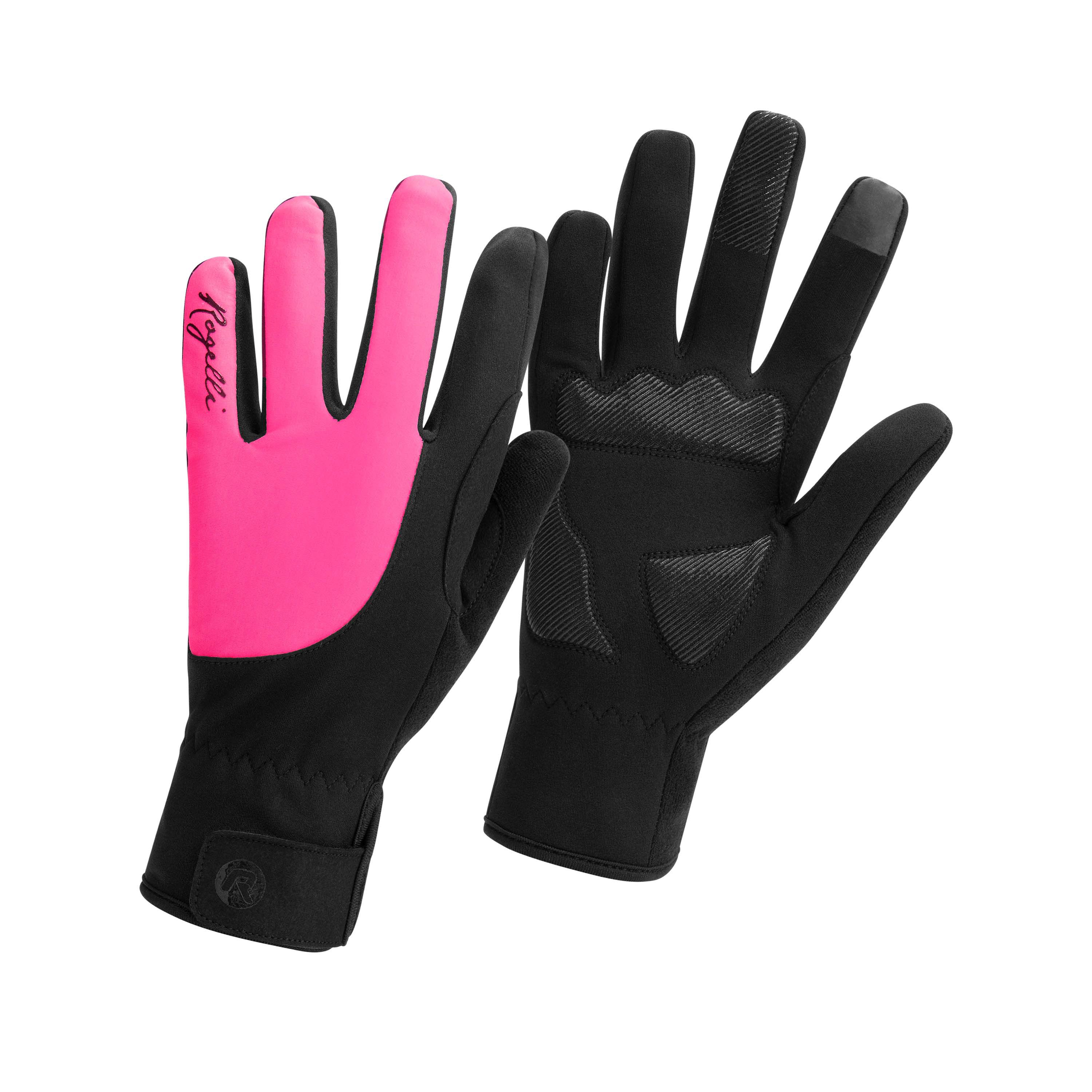 Rogelli Core Black Pink Damen Winterhandschuhe