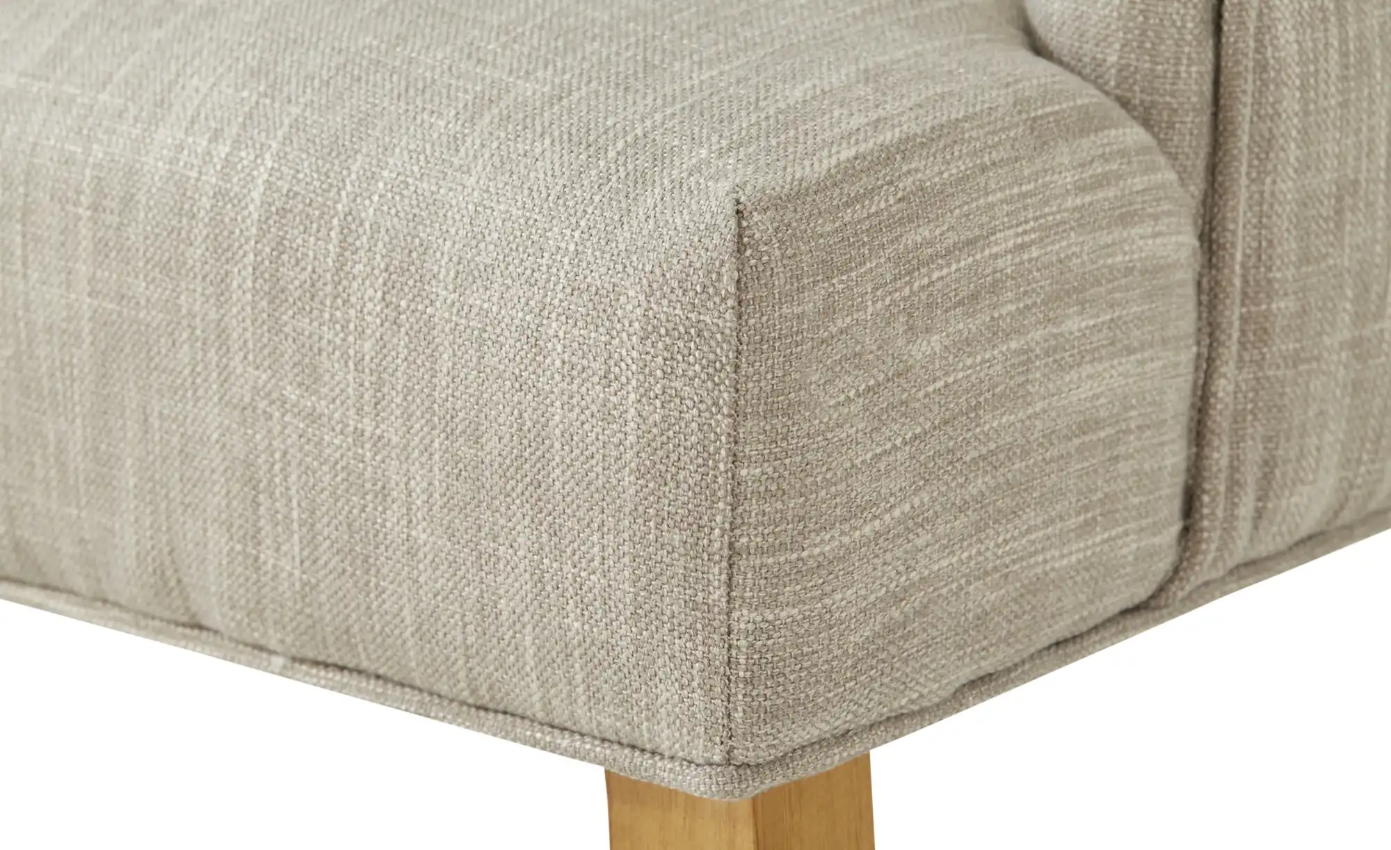 Polsterstuhl mit Holz-Beinen