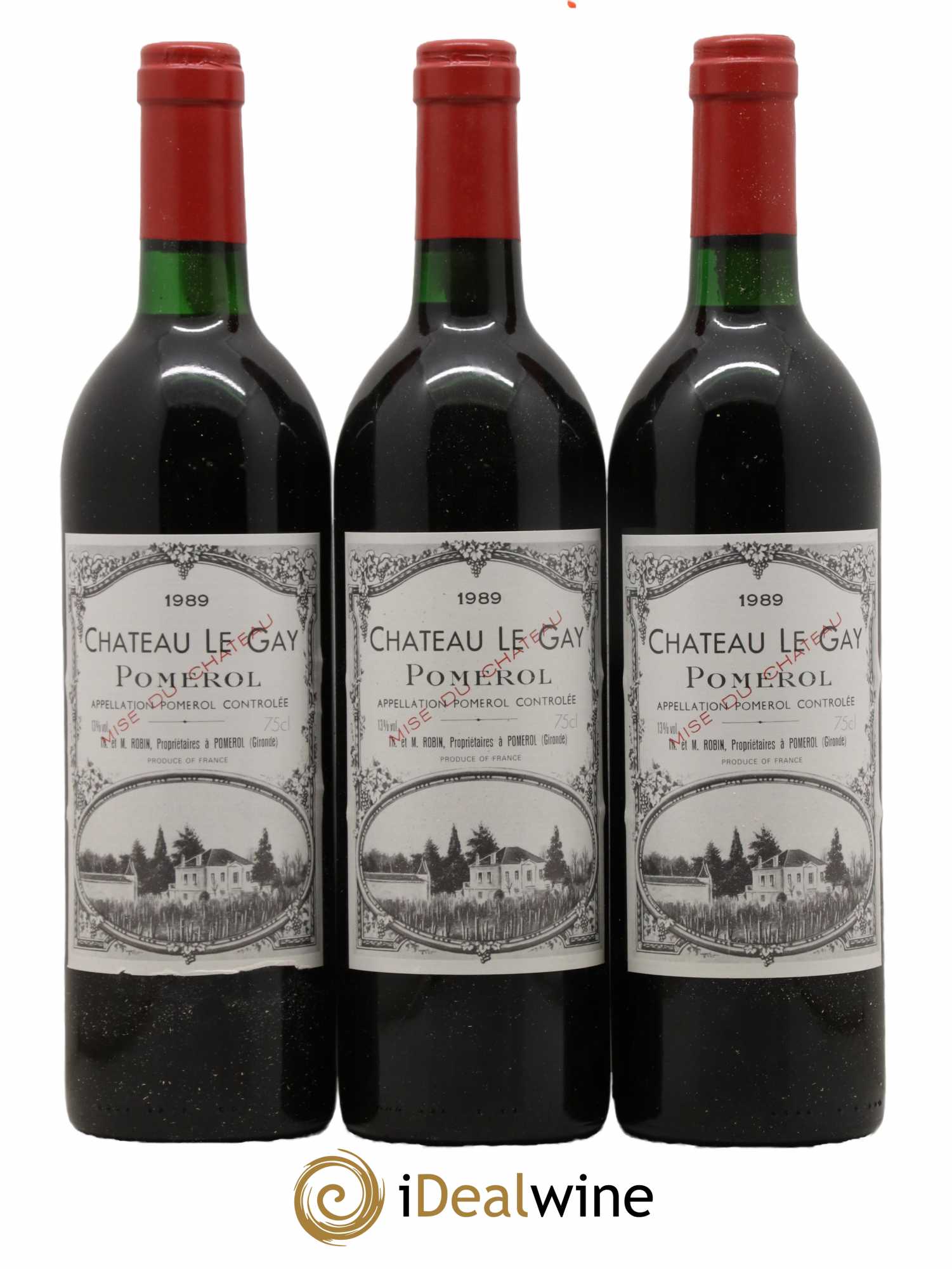 Château Le Gay  1989 - Lot de 12 Bouteilles