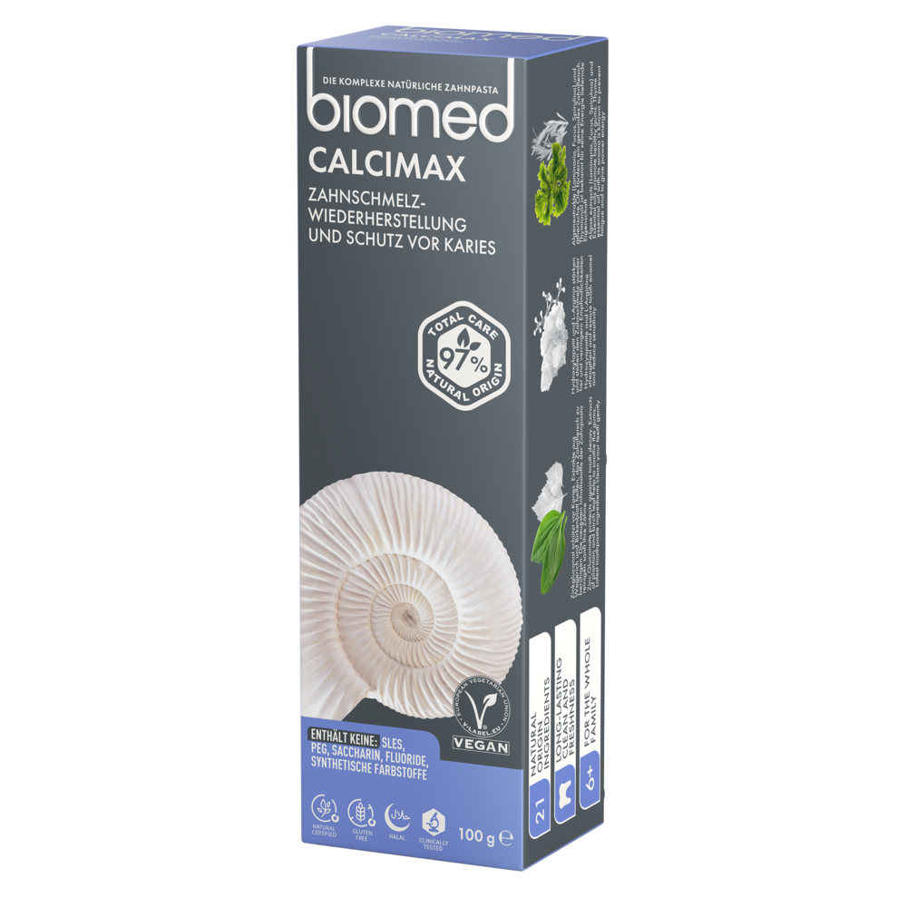 Biomed Zahnpasta Calcimax für Zahnschmelz 100 g