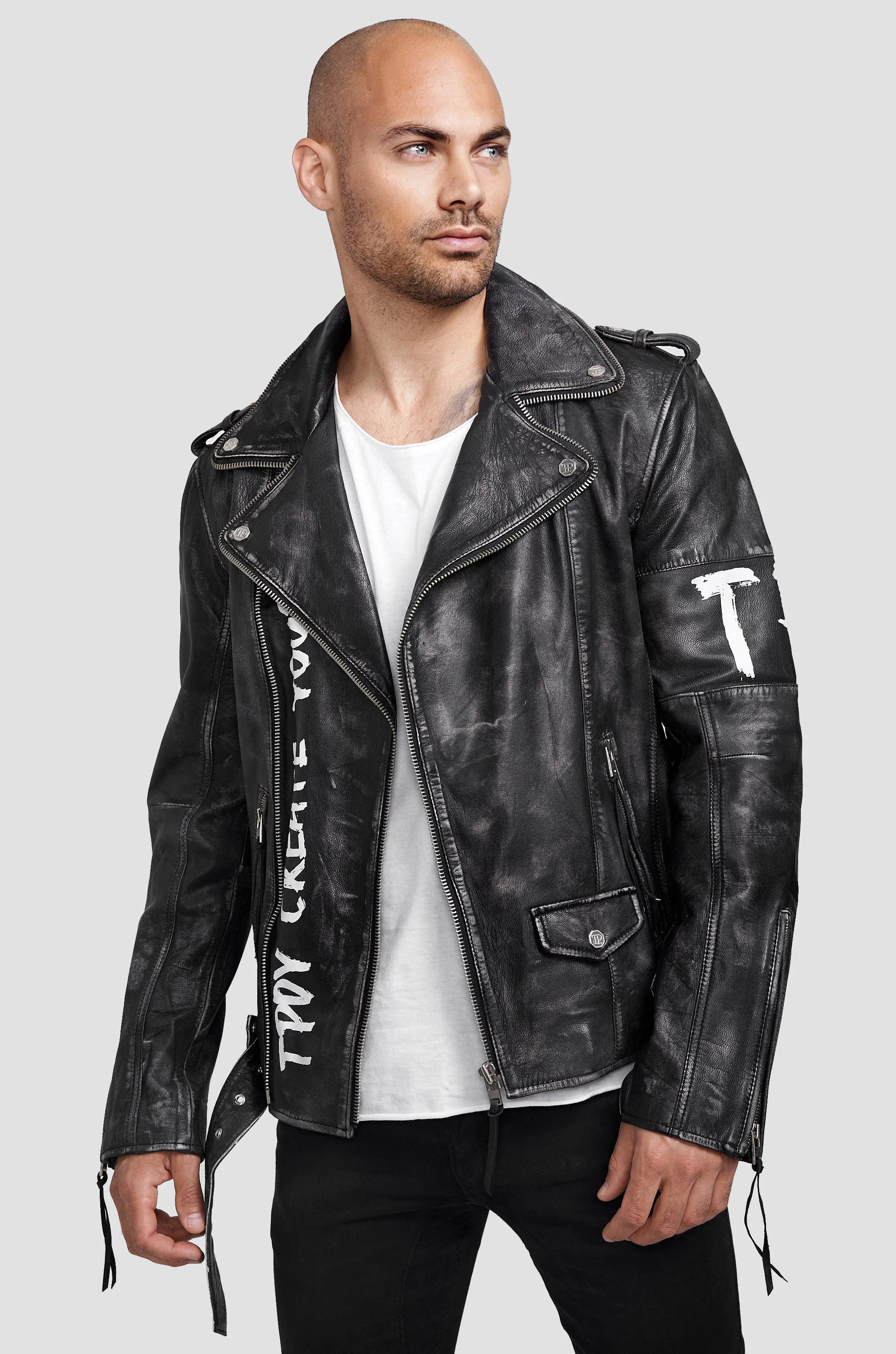 Trueprodigy RUSSELL - Chaqueta de cuero