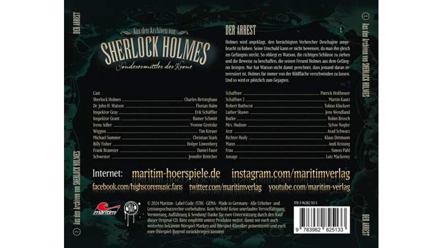 Aus den Archiven 02: Der Arrest