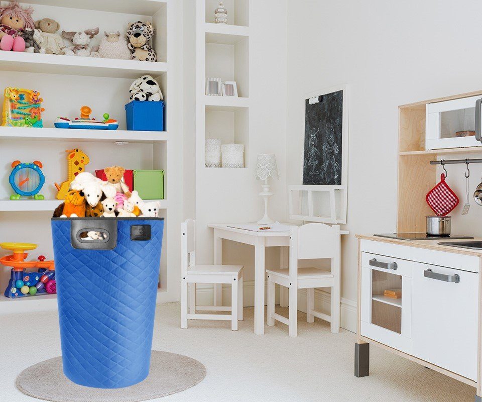 Easy line® Spielzeugtruhe faltbarer Spielzeugkorb Spielzeugaufbewahrungskörbe für Kinderzimmer, XXL und Kinderfreundlich