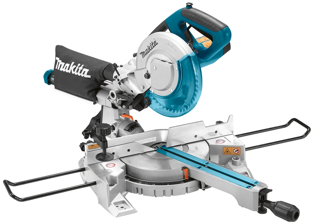 Makita LS0815FLNX Teleskopska kutna pila 216 mm 1400 W + stalak DEBWST06
