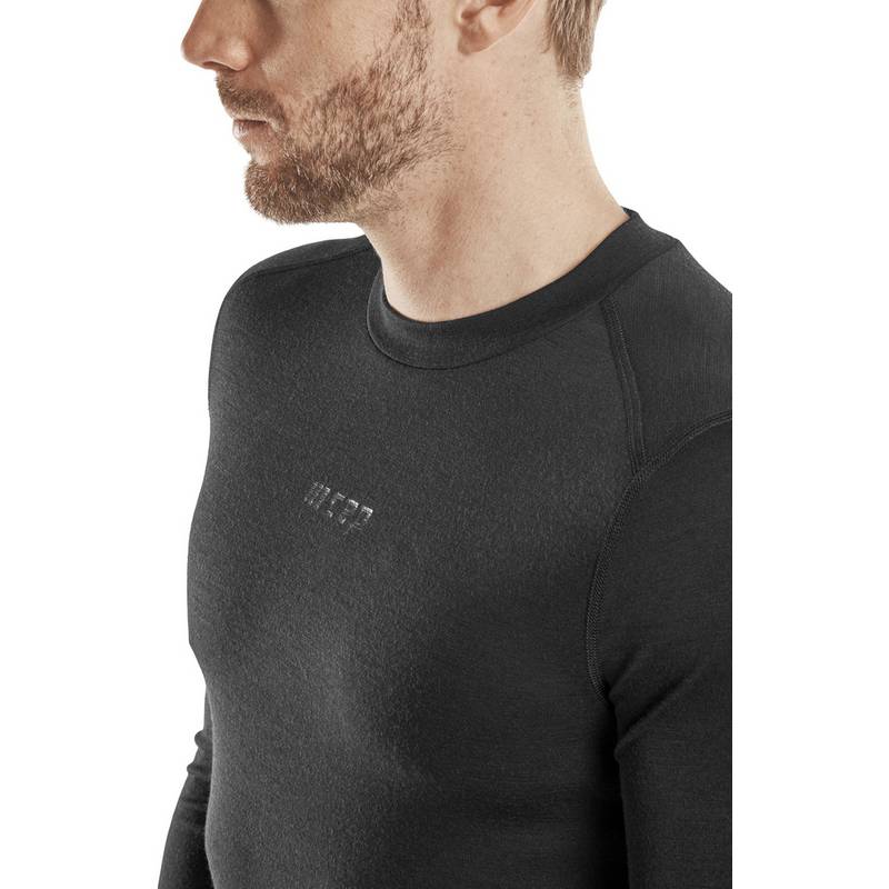 CEP Merino Cold Weather Shirt Longsleeve Laufshirt Herren