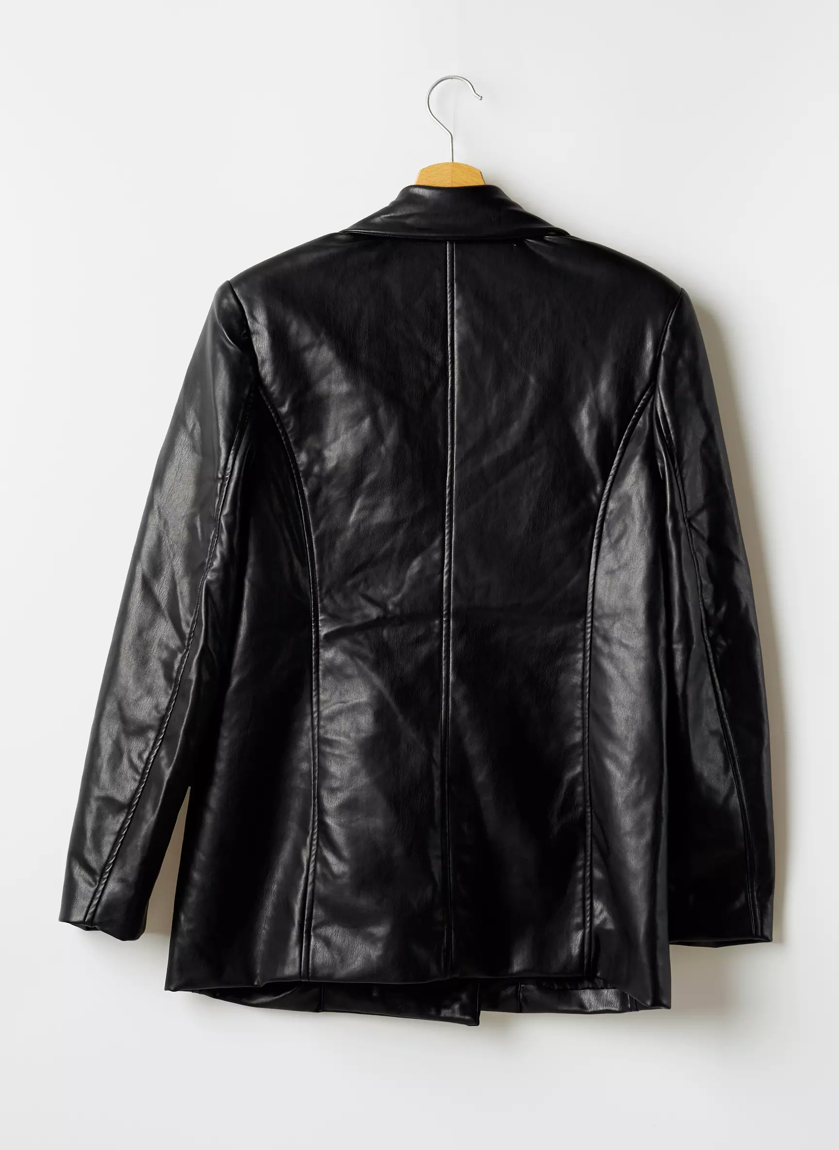 Boohoo Vestesimilicuir Femme couleur noir