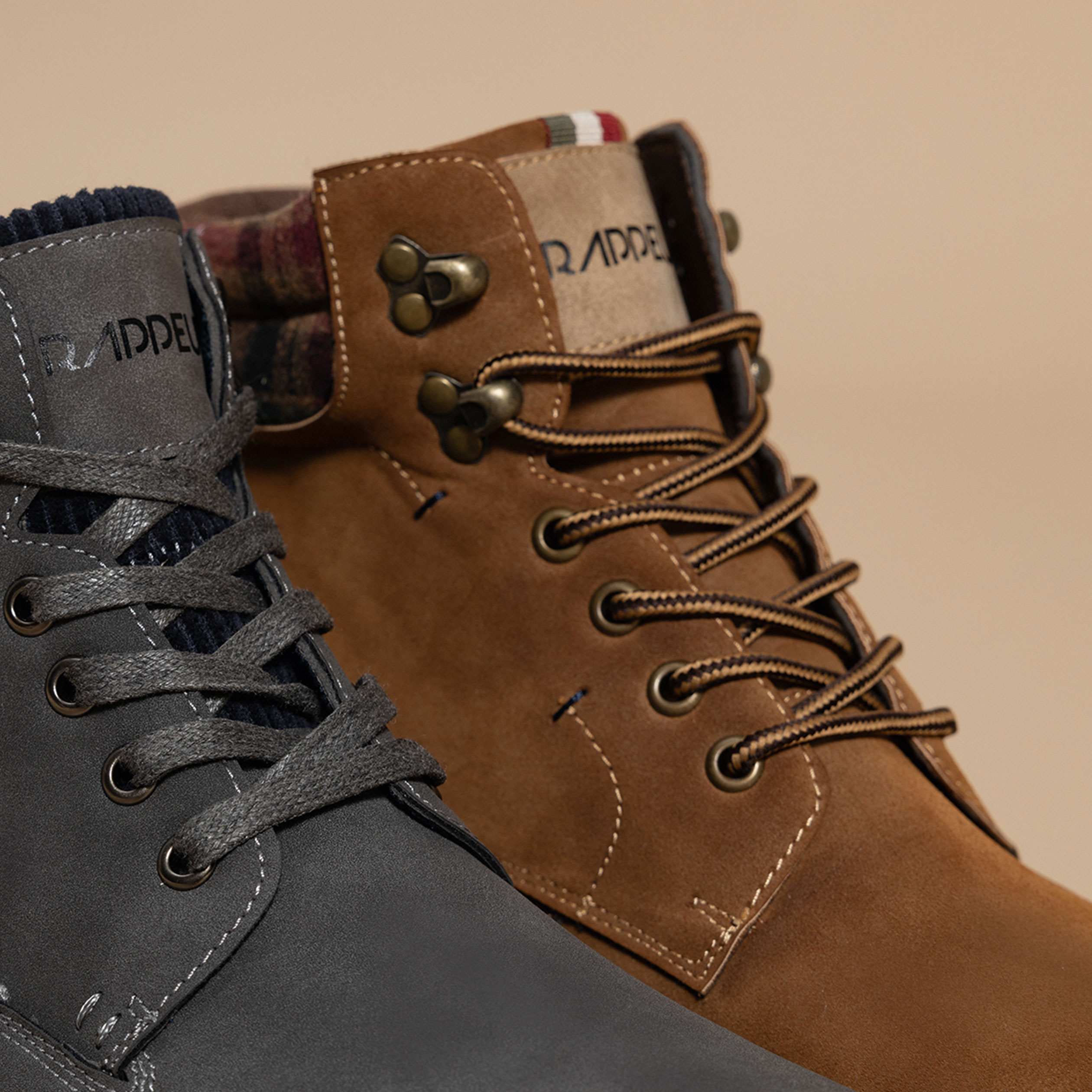 Bottines à lacets Trappeur marron cognac homme | La Halle
