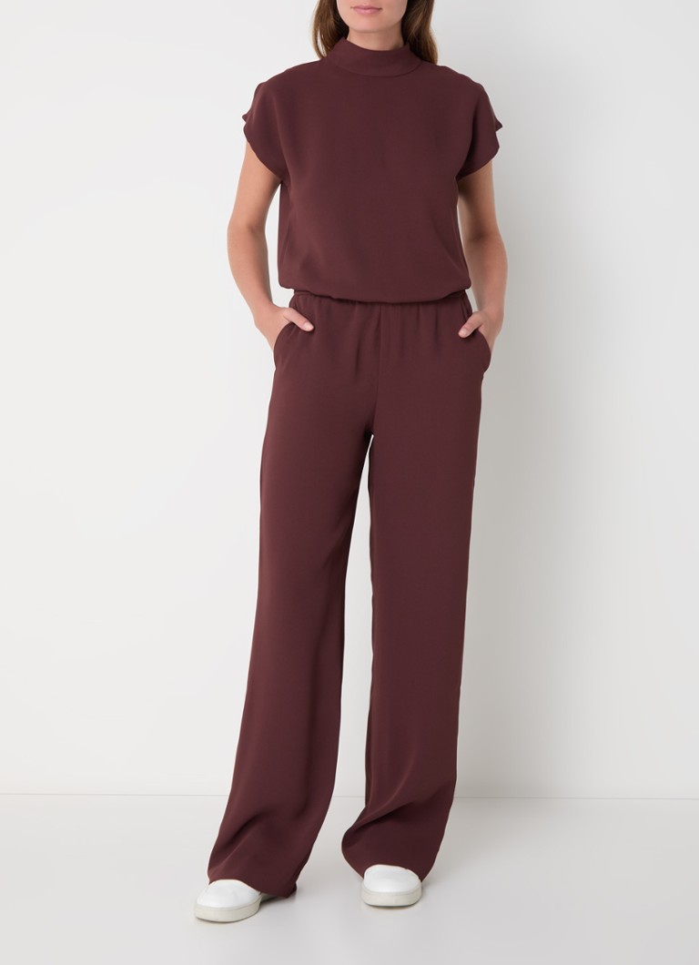 Bellamy Butterfly mid-waist straight-fit trousers with side pockets
