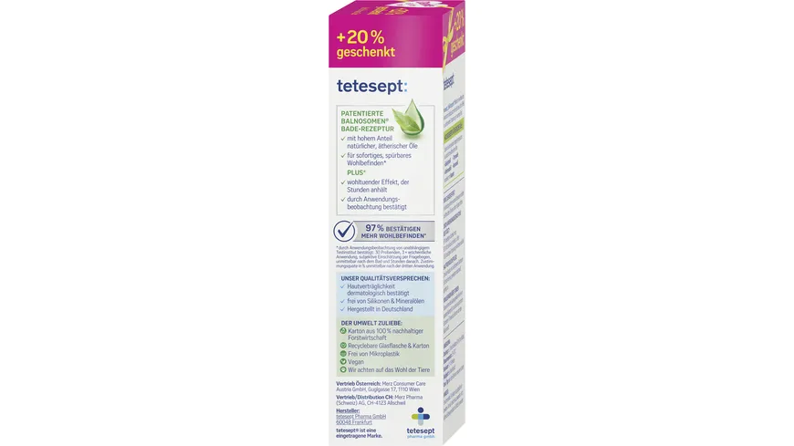 tetesept Gesundheitsbad Erkältungszeit Bad 125 ml