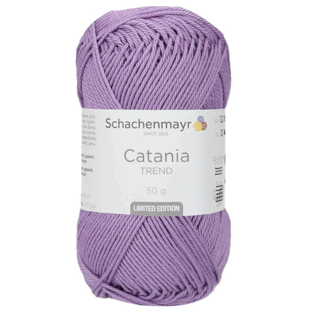 Schachenmayr Catania Baumwollgarn Häkelwolle, 125,00 m (50g reine Baumwolle zum Stricken und Häkeln, Wolle zum Handarbeiten), Handstrickgarn, Strickgarn, Häkelgarn
