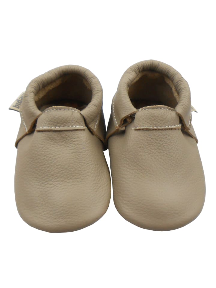 Yalion Baby Leder-Krabbelschuhe in Hellbraun günstig kaufen 23/24