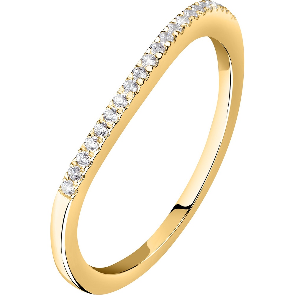 Live Diamond Bague pour femme 375 Or jaune recylé or jaune Bague