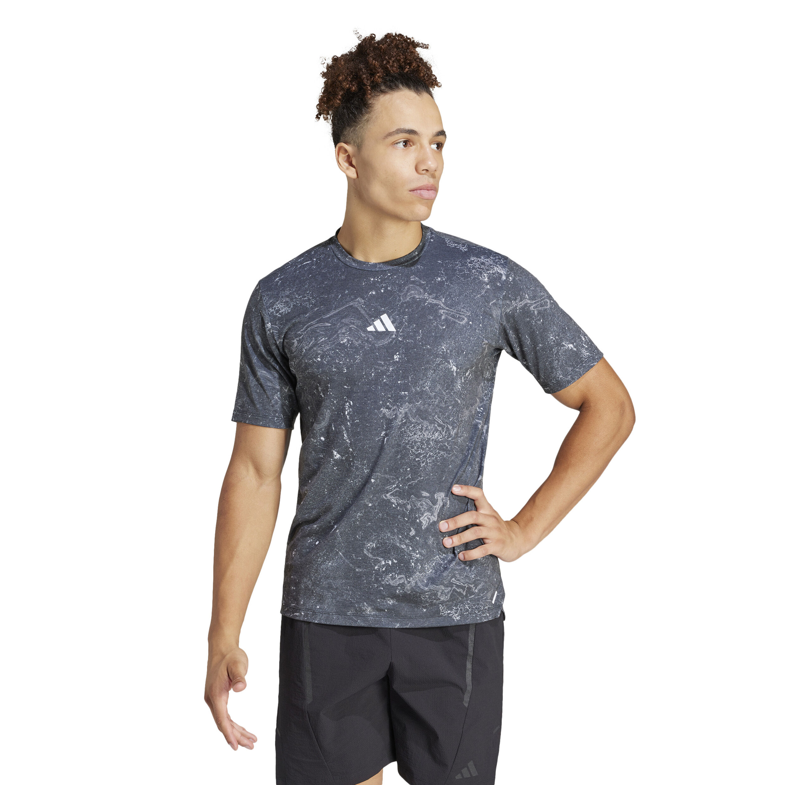 Woven Power T-Shirt Herren - Grau, Mehrfarbig